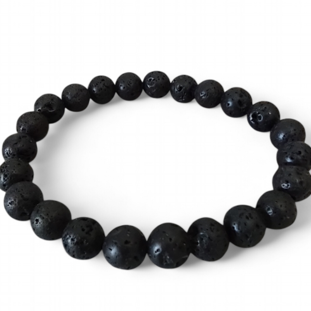 Lava Stone Beaded Bracelet for Women Birthday Gift under 20. Designed to enhance